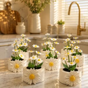 گلدان دایره بابونه 🌼